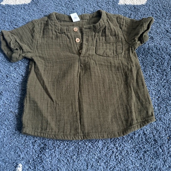 Olive Green Toddler Outfit Set - Picture 3 of 6